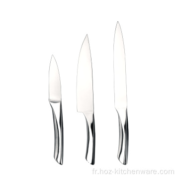 Couteaux de chef de couteau à fruits durables en acier inoxydable